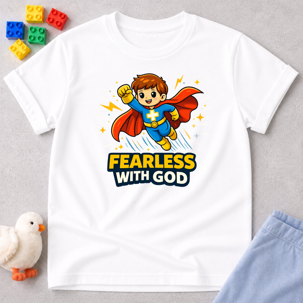 Fearless With God M Toddler T-shirt