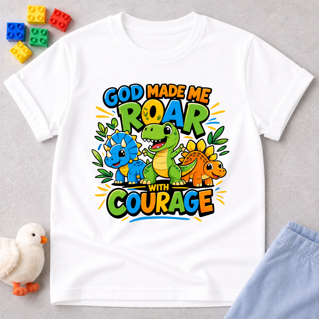 God Made Me Roar Toddler T-shirt