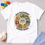 Old Testaments Heroes Wheel Toddler T-shirt
