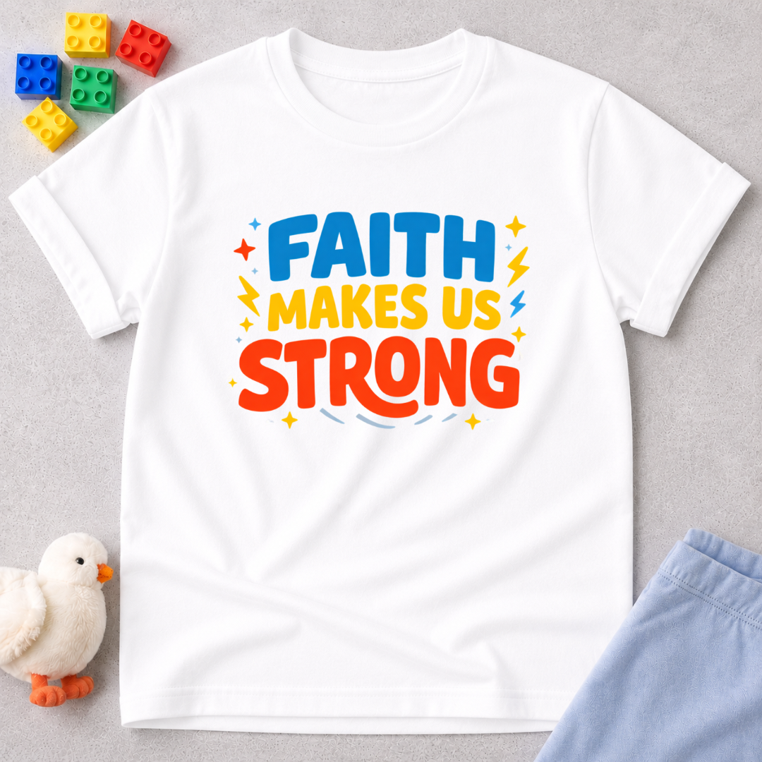 Faith Makes Strong Toddler T-shirt