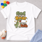 God Made Me Roar With Faith Toddler T-shirt