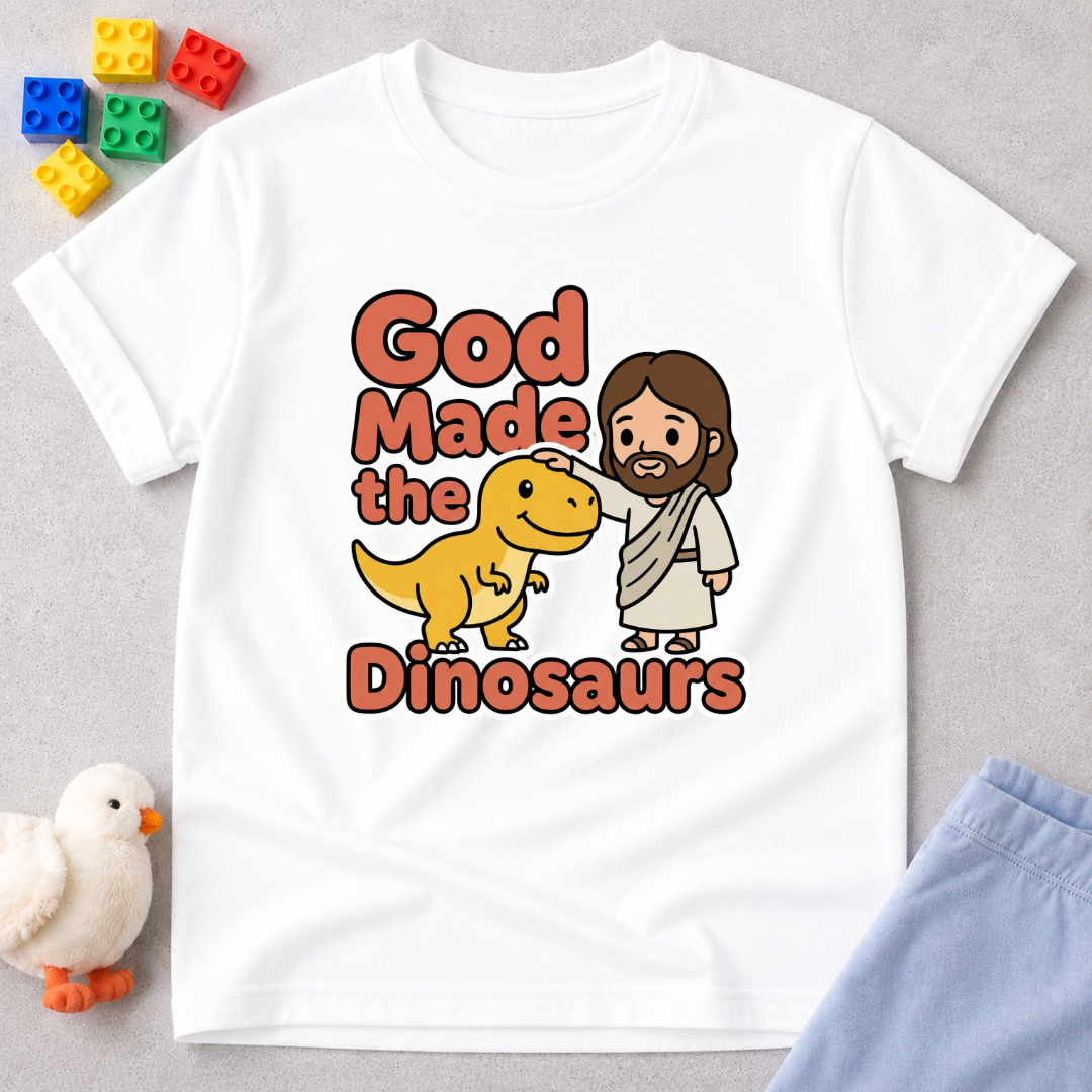 God Made The Dinosaurs Toddler T-shirt