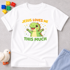 Jesus Loves Me This Much Toddler T-shirt