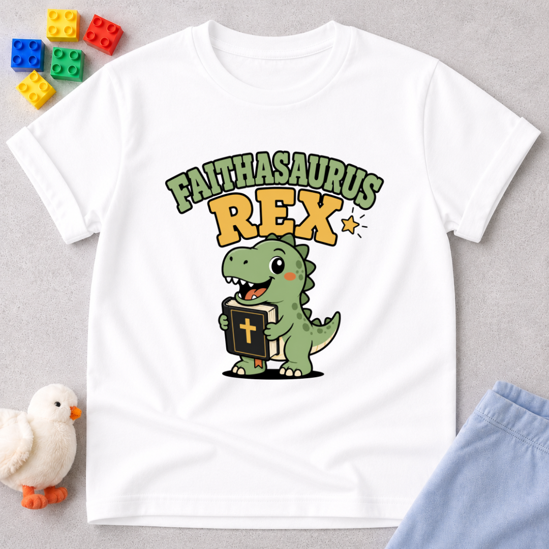 Faithasaurus Rex Toddler T-shirt