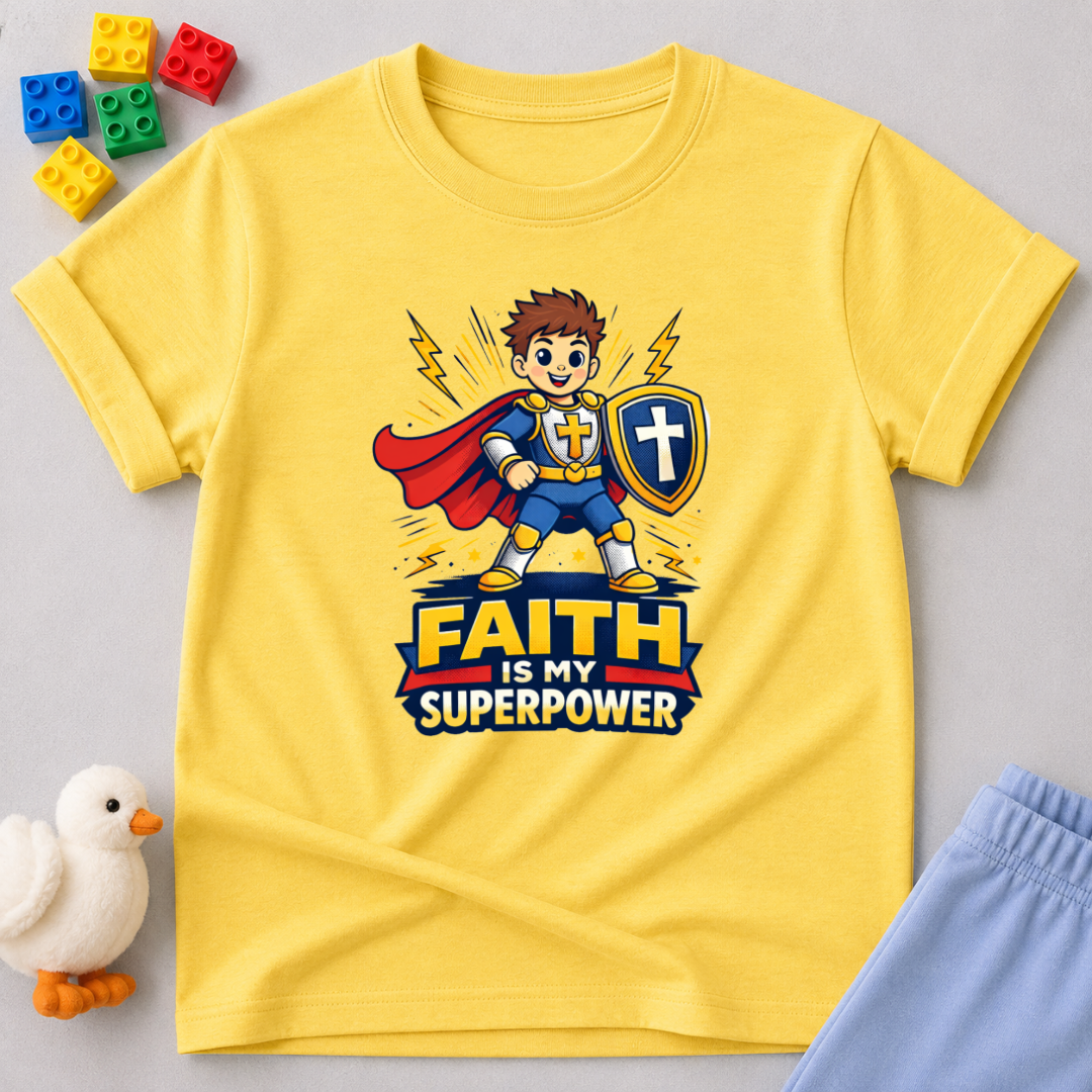 Faith Is My Superpower Toddler T-shirt