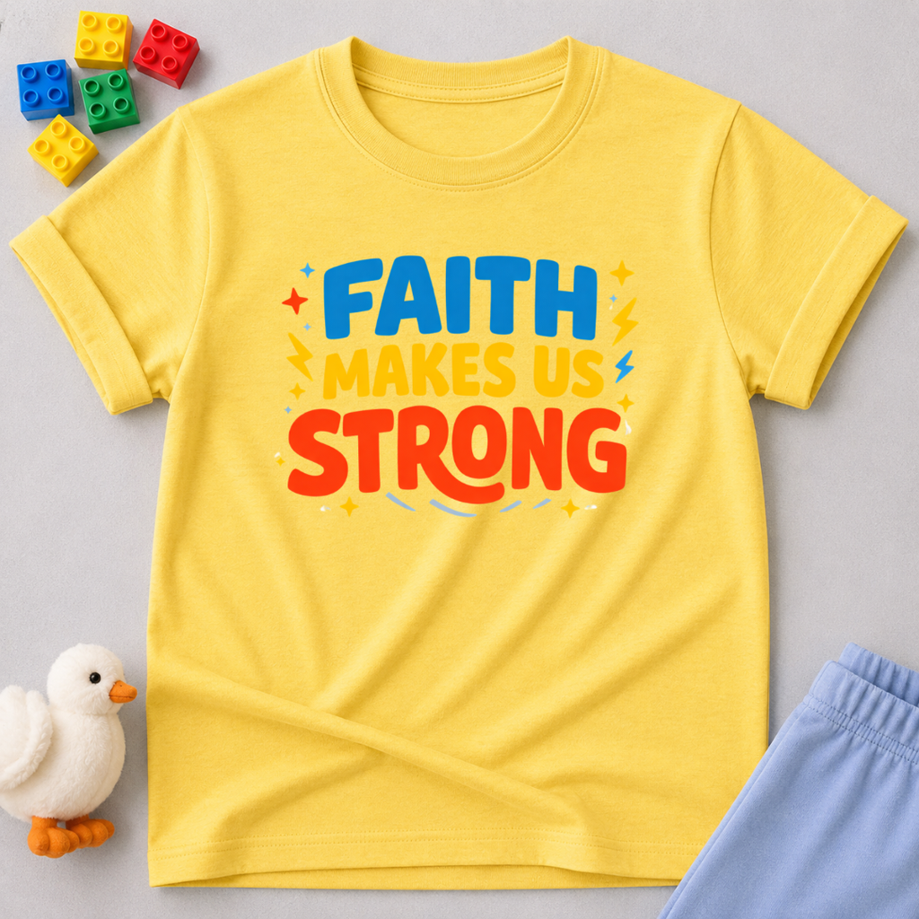 Faith Makes Strong Toddler T-shirt