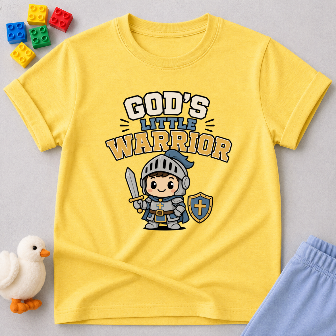 Gods Little Warrior Toddler T-shirt