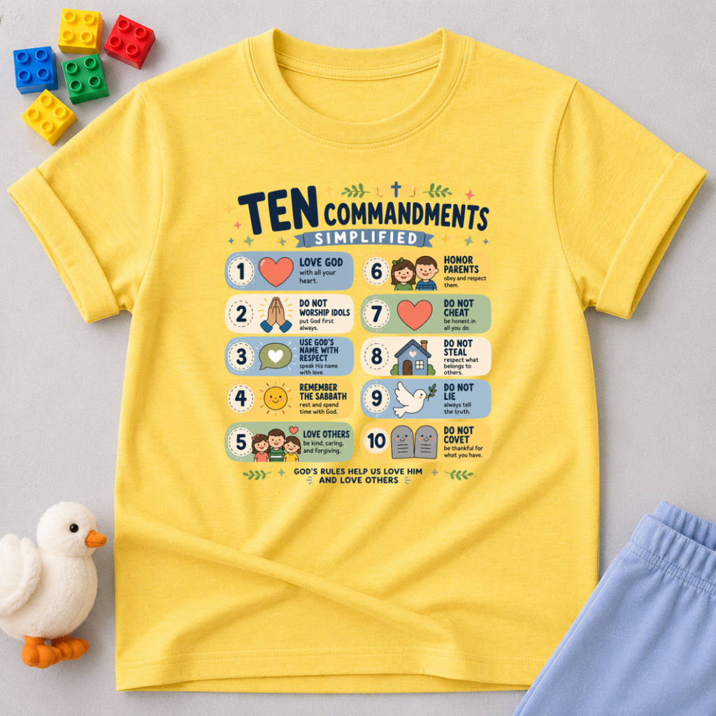 Ten Commandments V2 Toddler T-shirt