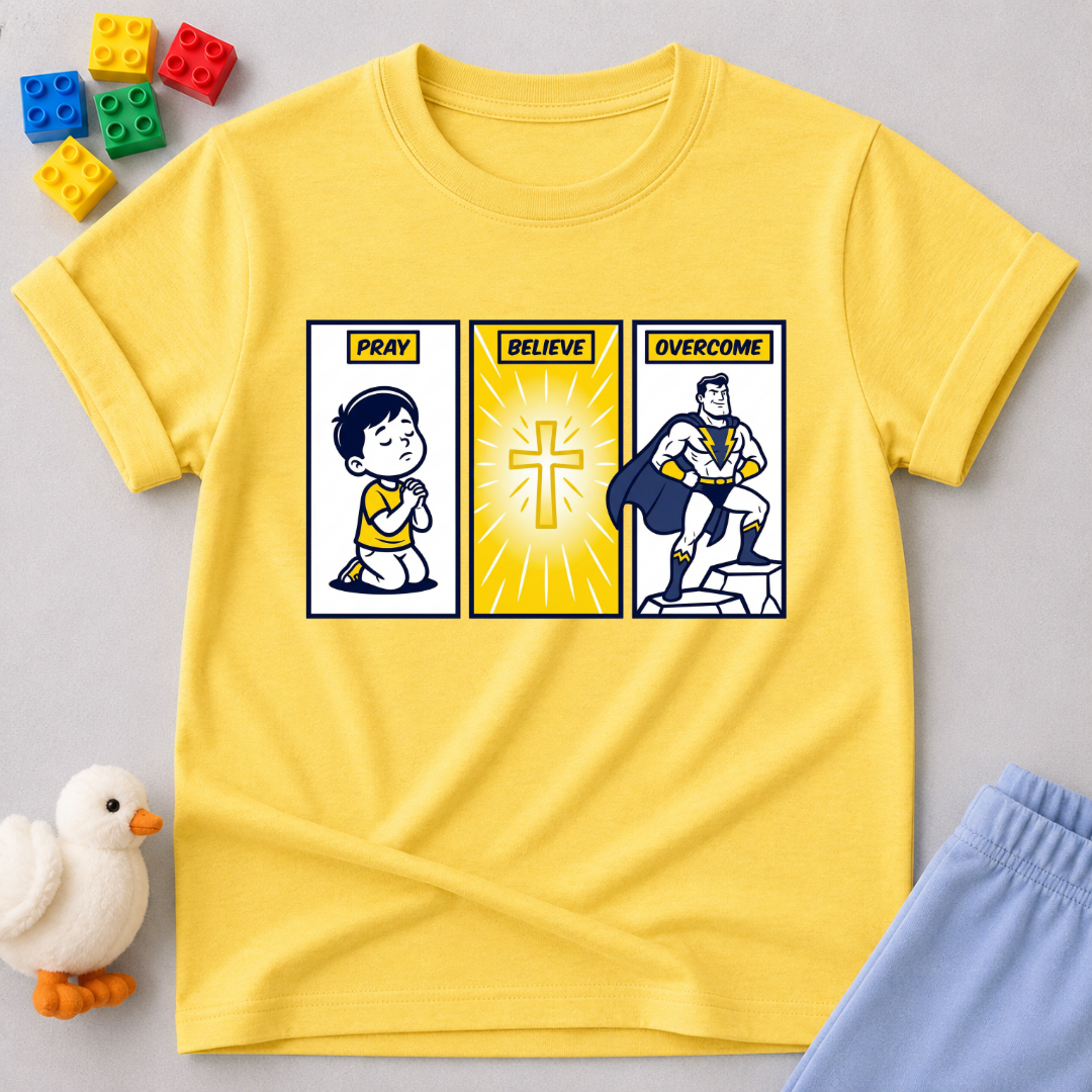Pray Believe Overcome V1 Toddler T-shirt
