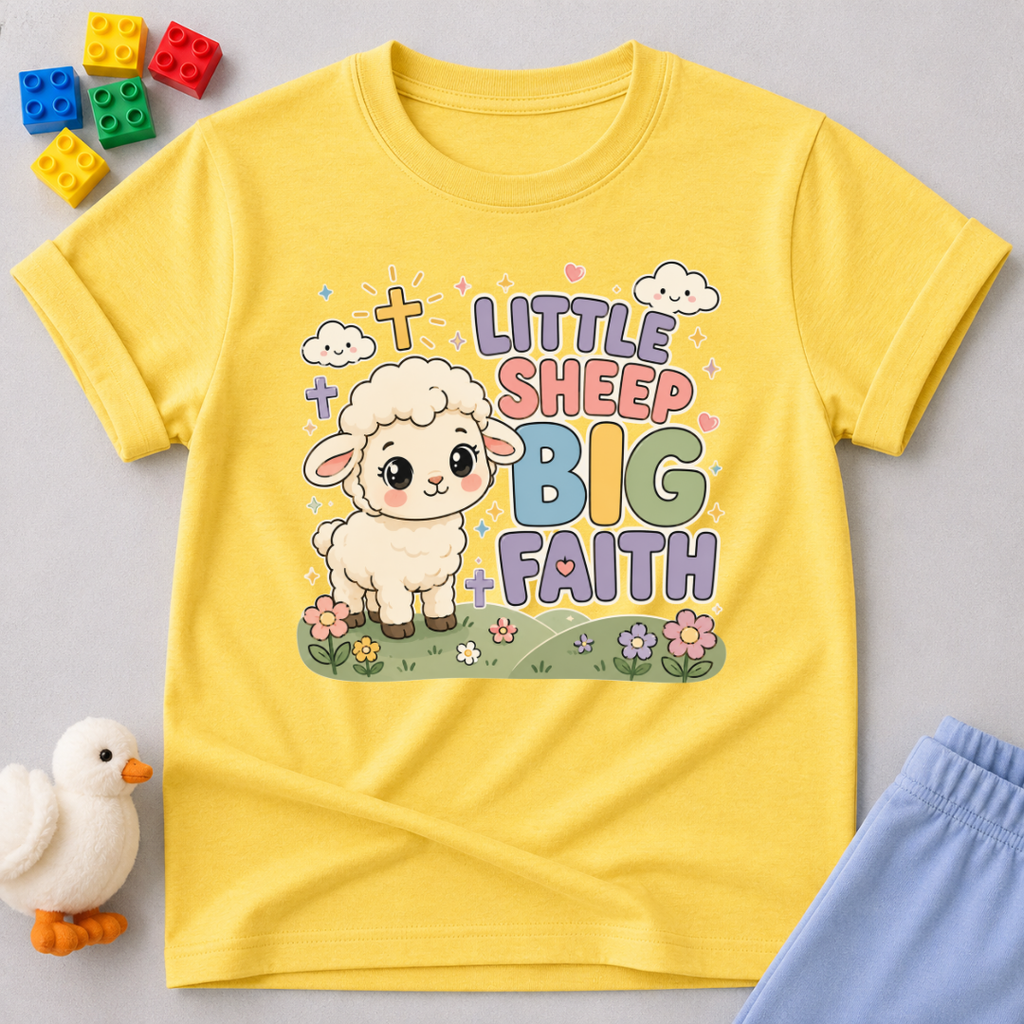 Little Sheep Big Faith Toddler T-shirt