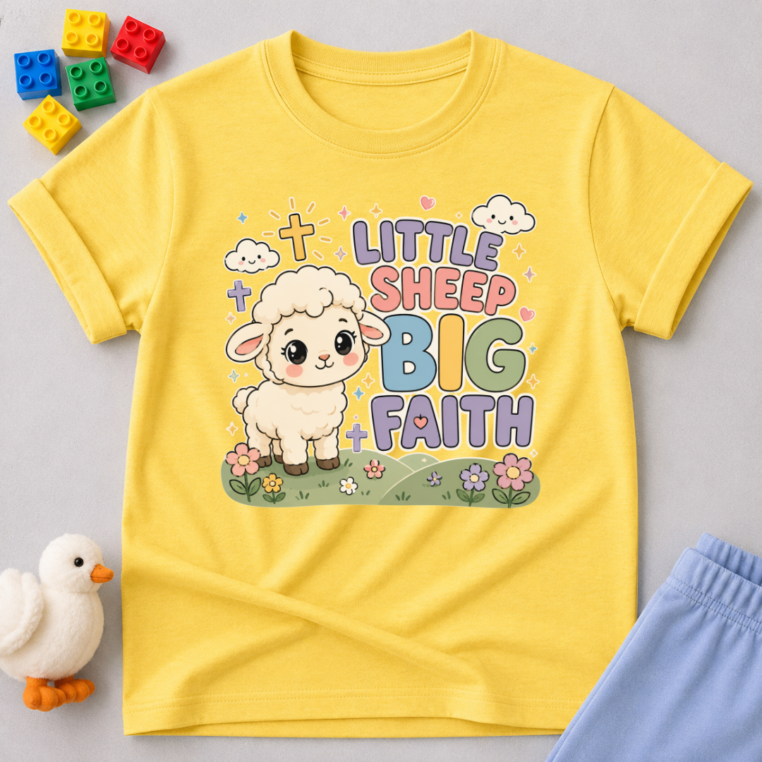 Little Sheep Big Faith Toddler T-shirt