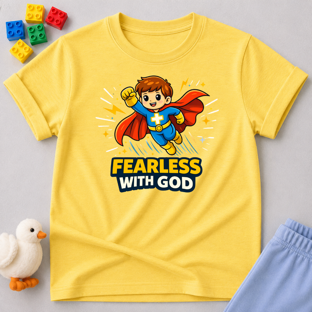 Fearless With God M Toddler T-shirt