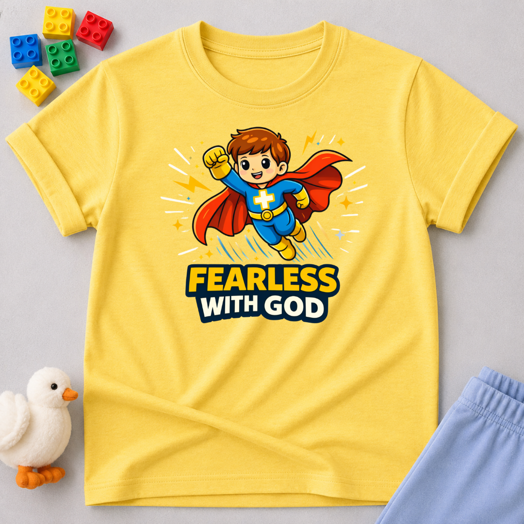 Fearless With God M Toddler T-shirt