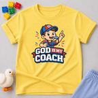 God is My Coach Toddler T-shirt