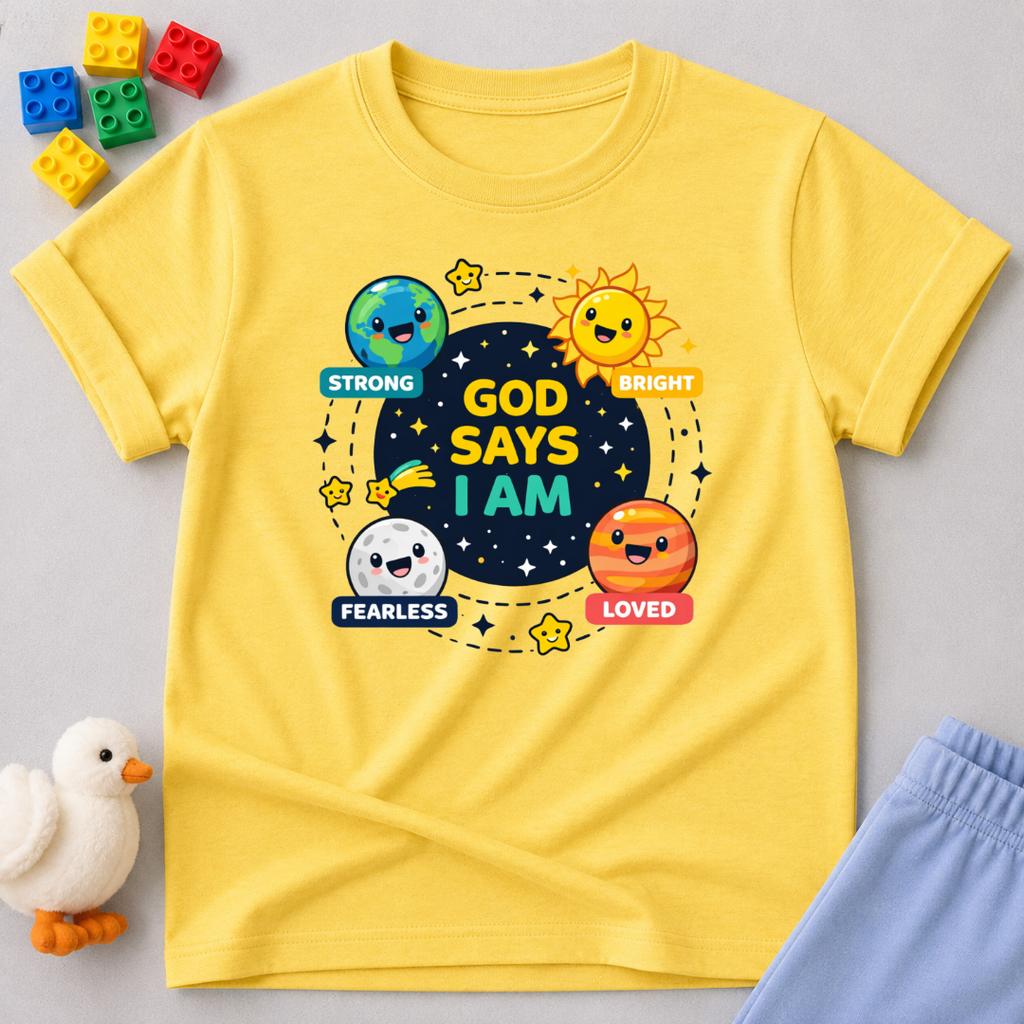 God Says I'm Fearless Toddler T-shirt