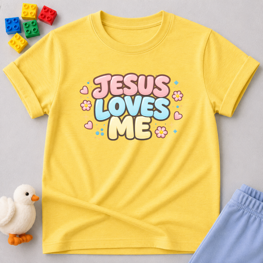 Jesus Loves Me Cute Toddler T-shirt