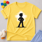 Let Your Light Shine Christian kids shirt in Yellow inspired by Matthew 5:16